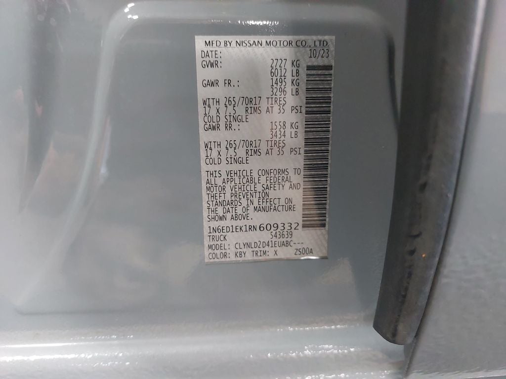 2024 Nissan Frontier PRO-4X