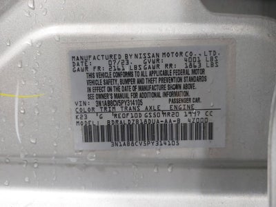 2023 Nissan Sentra SV