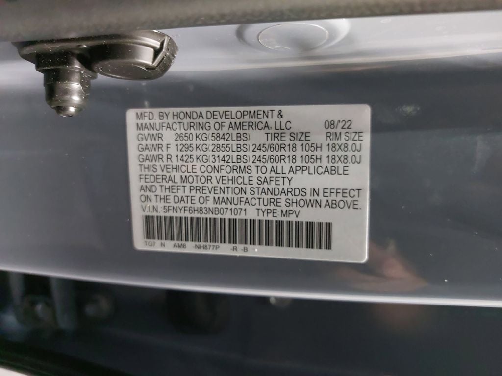 2022 Honda Pilot TrailSport