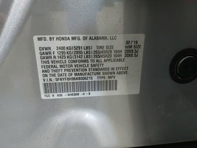 2019 Honda Passport Touring