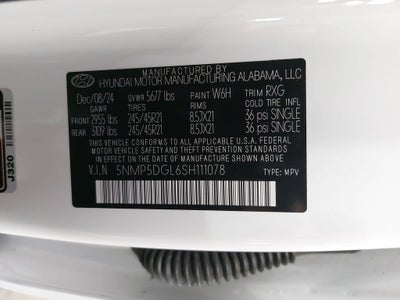 2025 Hyundai Santa Fe Calligraphy