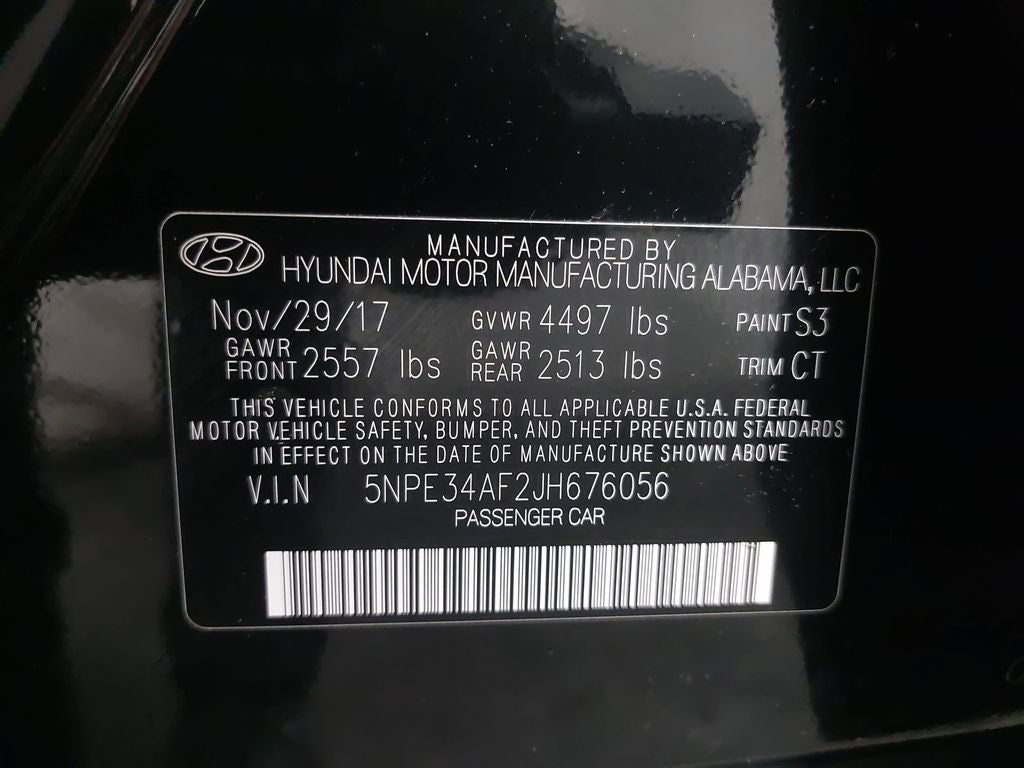2018 Hyundai Sonata Sport