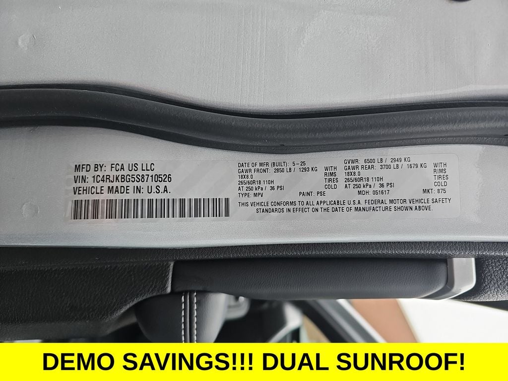 2025 Jeep Grand Cherokee L Limited