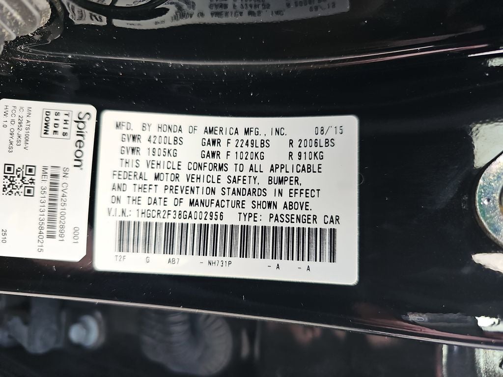 2016 Honda Accord LX