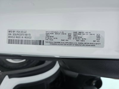 2026 RAM ProMaster 2500 High Roof