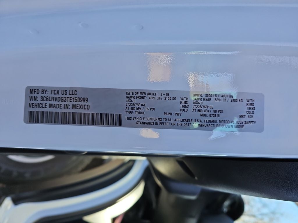 2026 RAM ProMaster 2500 High Roof