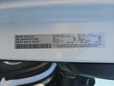 2026 RAM ProMaster 3500 High Roof