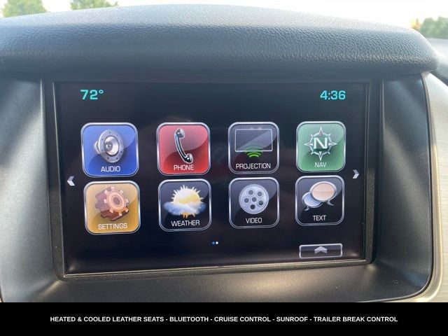 2017 GMC Yukon Denali HEADS UP DISPLAY