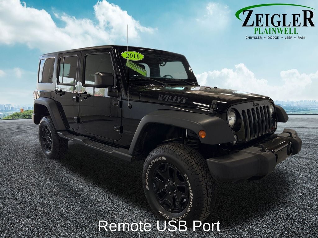 2016 Jeep Wrangler Unlimited Sport Connectivity Group
