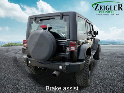 2014 Jeep Wrangler Unlimited Sport Black 3-Piece Hard Top