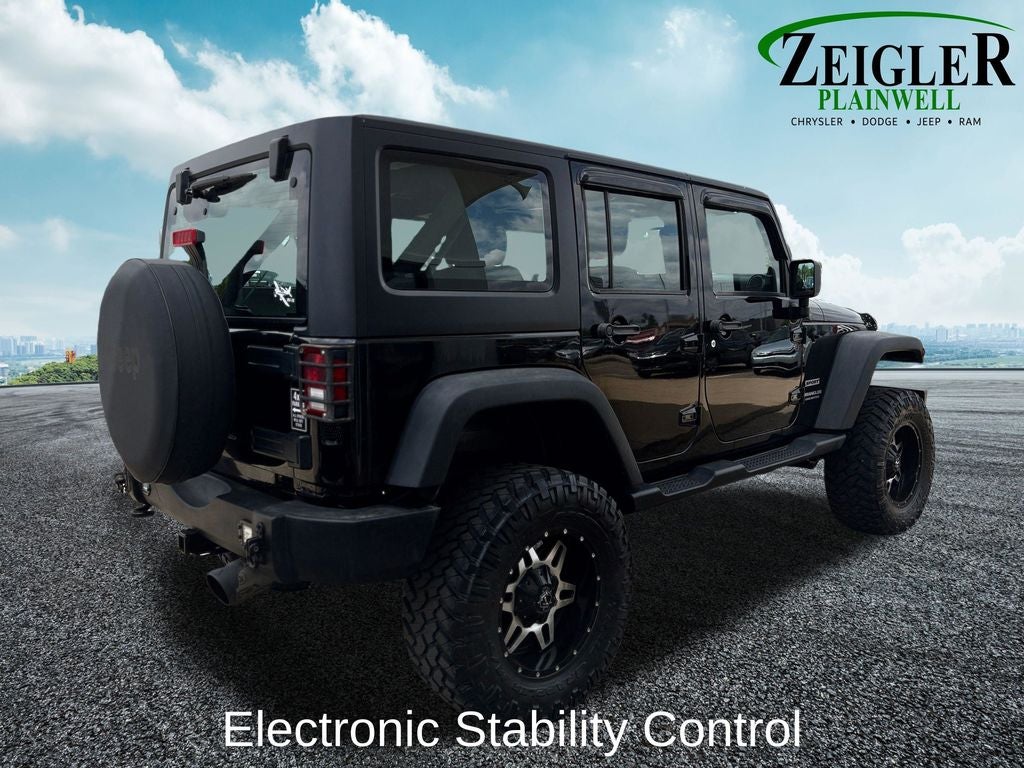 2014 Jeep Wrangler Unlimited Sport Black 3-Piece Hard Top
