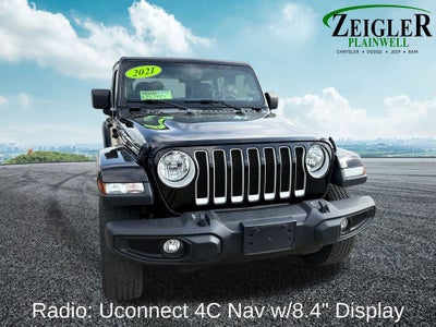 2021 Jeep Wrangler Unlimited Sahara GPS Navigation