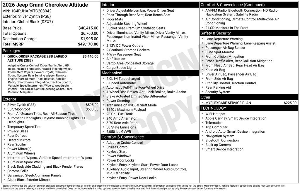 2026 Jeep Grand Cherokee Laredo