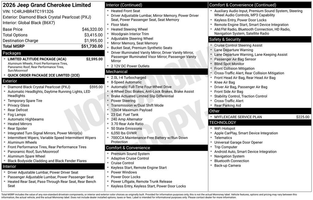 2026 Jeep Grand Cherokee Limited