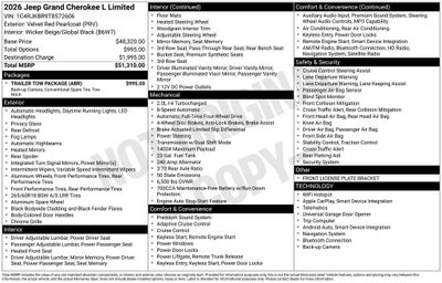 2026 Jeep Grand Cherokee L Limited