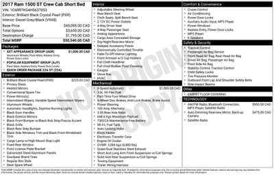 2017 RAM 1500 Tradesman Integrated Voice Command w/Bluetooth
