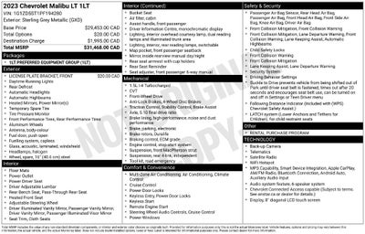 2023 Chevrolet Malibu LT 1LT