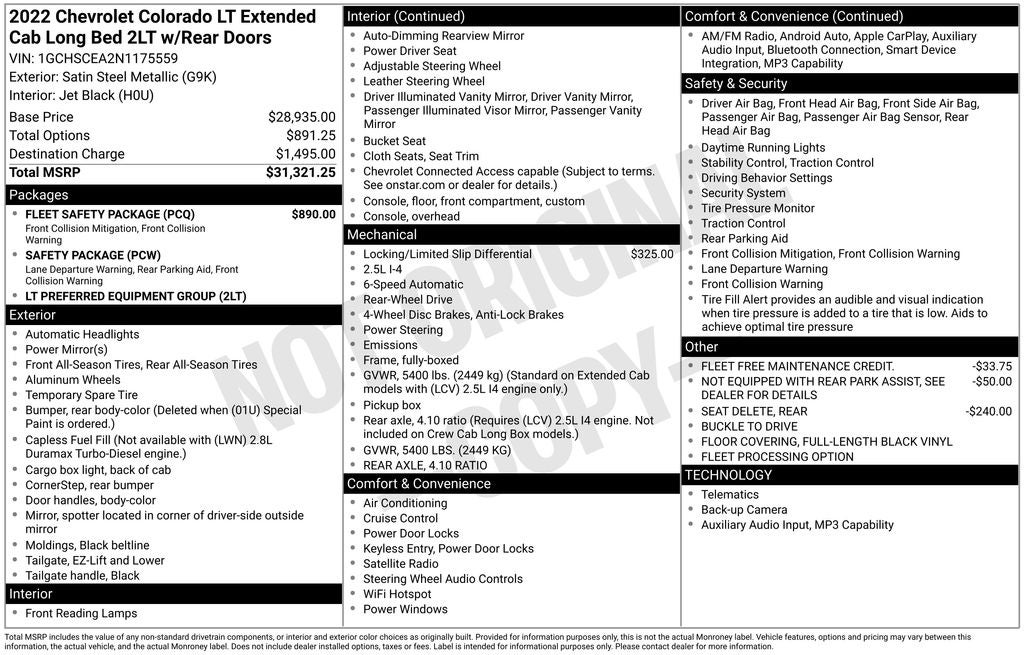 2022 Chevrolet Colorado LT