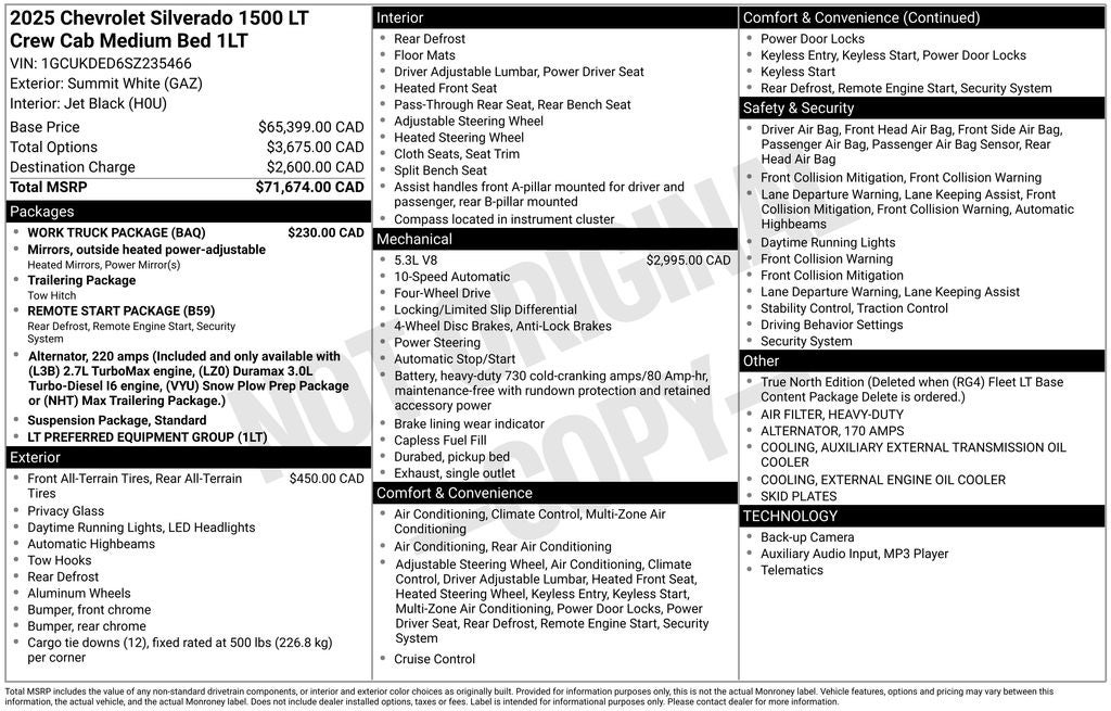 2025 Chevrolet Silverado 1500 LT Navigation System & Apple CarPlay/Android Auto