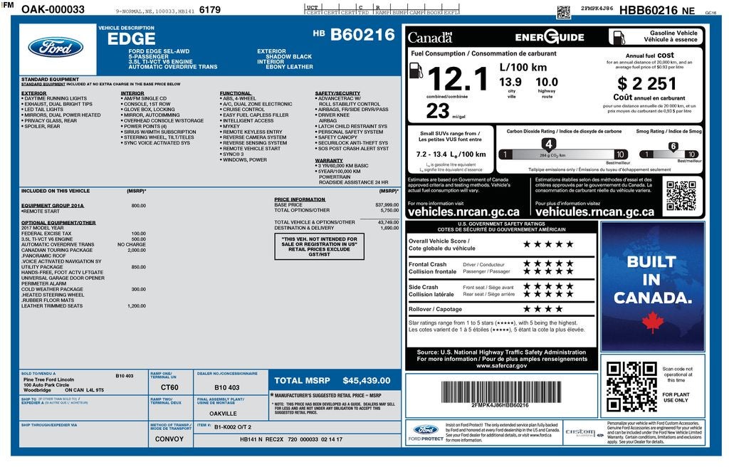 2017 Ford Edge SEL