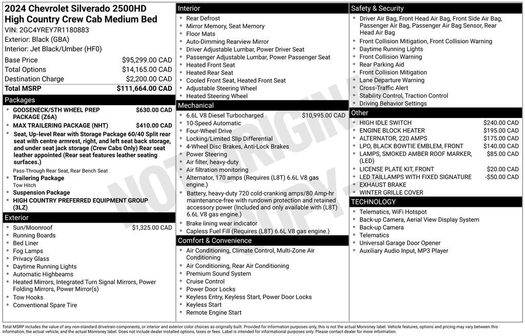 2024 Chevrolet Silverado 2500HD High Country