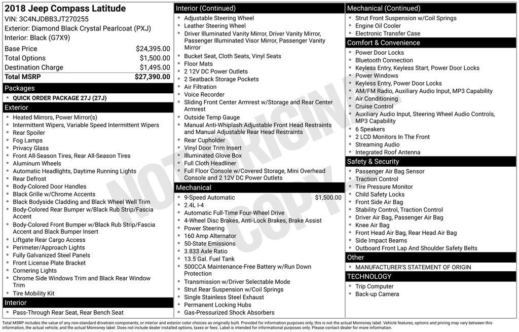2018 Jeep Compass Latitude