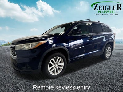 2015 Toyota Highlander LE 3rd row seats