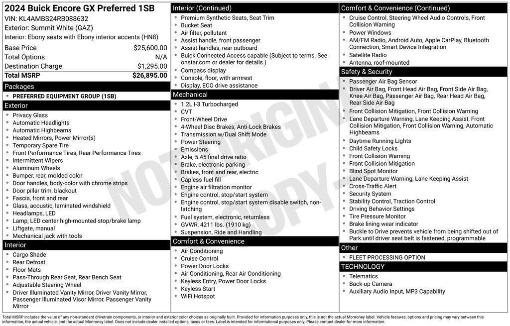 2024 Buick Encore GX Preferred