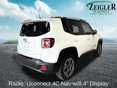 2018 Jeep Renegade Limited Uconnect 8.4 Nav Group