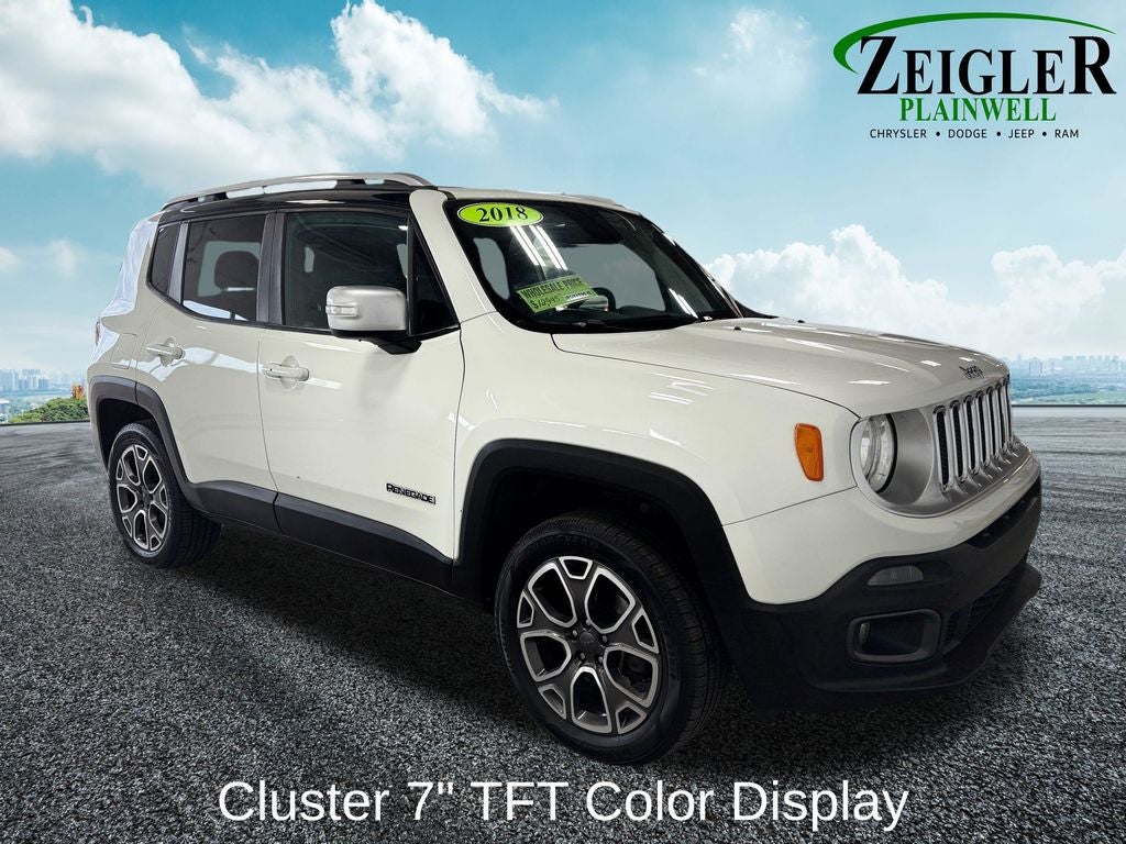 2018 Jeep Renegade Limited Uconnect 8.4 Nav Group