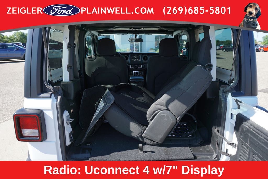2022 Jeep Wrangler Sport S Soft Top Heated Seats Rear Camera Tech Pkg 4x4