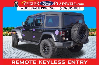 2018 Jeep Wrangler Unlimited Sport S V6 4 DOOR LIFT KIT CUSTOM WHEELS TIRES