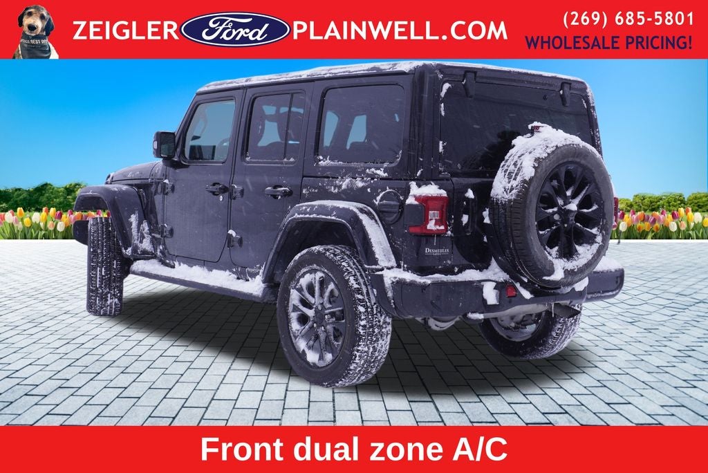 2022 Jeep Wrangler Unlimited Sahara High Altitude LEATHER 4X4 BODY COLOR TO MATCH