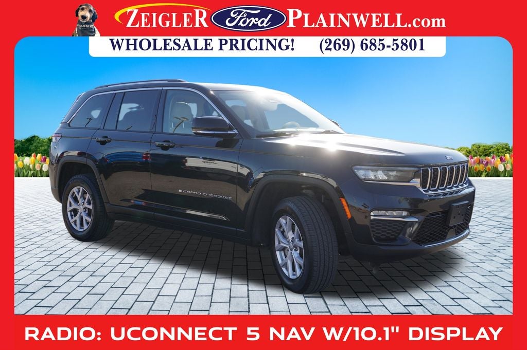 2022 Jeep Grand Cherokee Limited 4X4 PANORAMIC ROOF HEATED LEATHER NAV