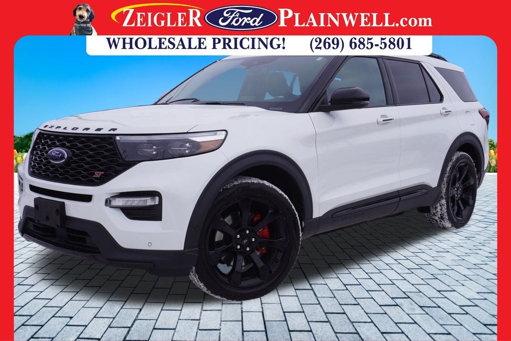 2020 Ford Explorer ST STREET PACK TWIN PANEL ROOF HEATED LEATHER & STEER