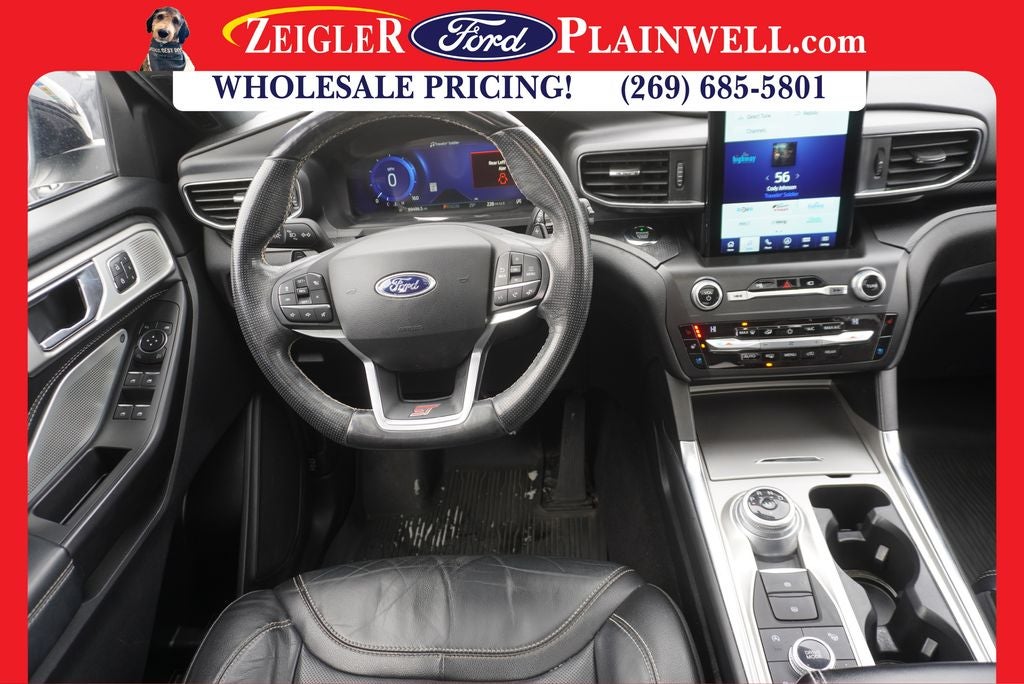 2020 Ford Explorer ST STREET PACK TWIN PANEL ROOF HEATED LEATHER & STEER