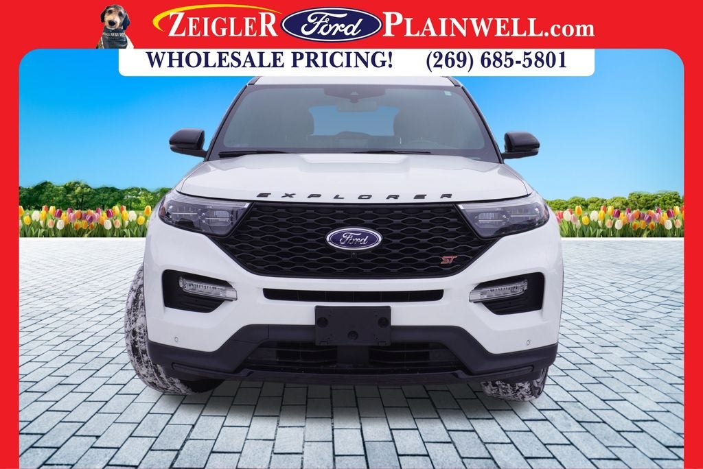 2020 Ford Explorer ST STREET PACK TWIN PANEL ROOF HEATED LEATHER & STEER