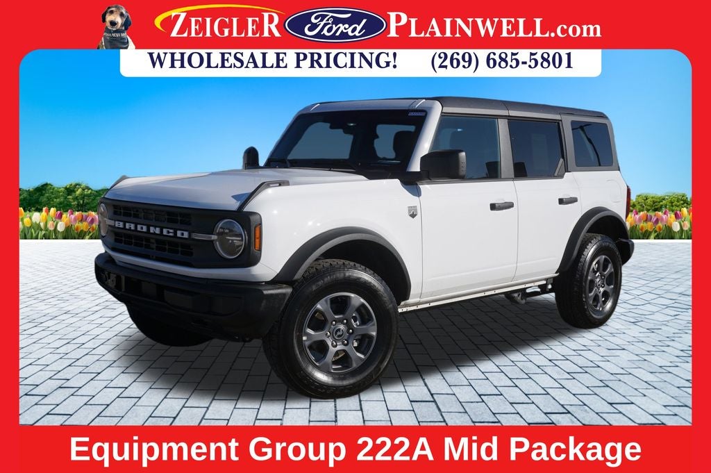 2025 Ford Bronco Big Bend 2.3 Ecoboost 4x4 MID PKG Hard Top Rear Camera Sync