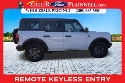 2025 Ford Bronco Big Bend 2.3 Ecoboost 4x4 MID PKG Hard Top Rear Camera Sync