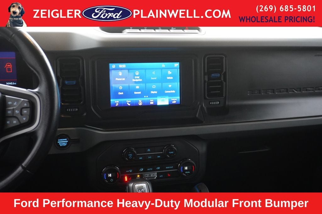 2023 Ford Bronco SASQUATCH HARD TOP MID PKG REMOTE START