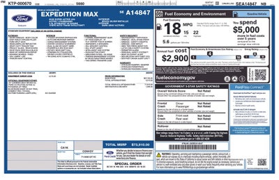 2025 Ford Expedition Max Active Leather Heated Steering Moonroof Co Pilot 360 4x4