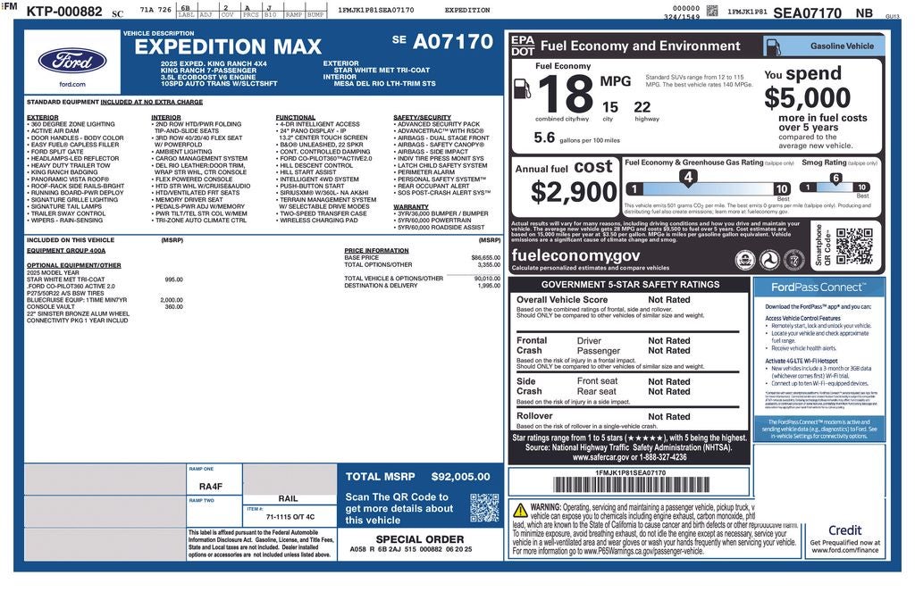 2025 Ford Expedition Max King Ranch