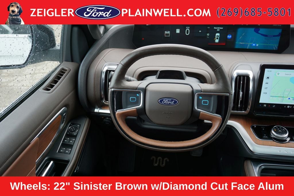 2025 Ford Expedition Max King Ranch MAX PANORAMIC VISTA ROOF POWER RUNNING BOARDS 360