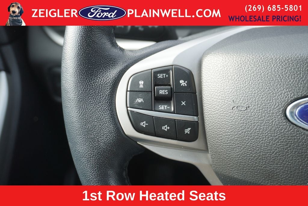 2022 Ford Explorer XLT 202A Pkg 4x4 Heated Leather & Steering Navigation