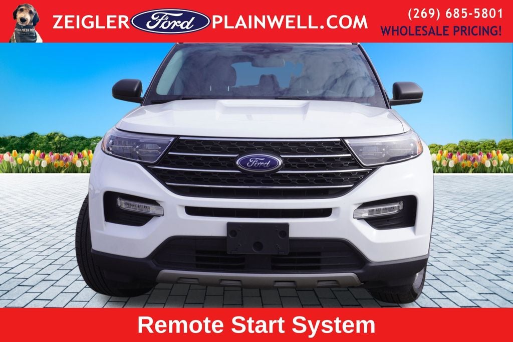 2022 Ford Explorer XLT 202A Pkg 4x4 Heated Leather & Steering Navigation
