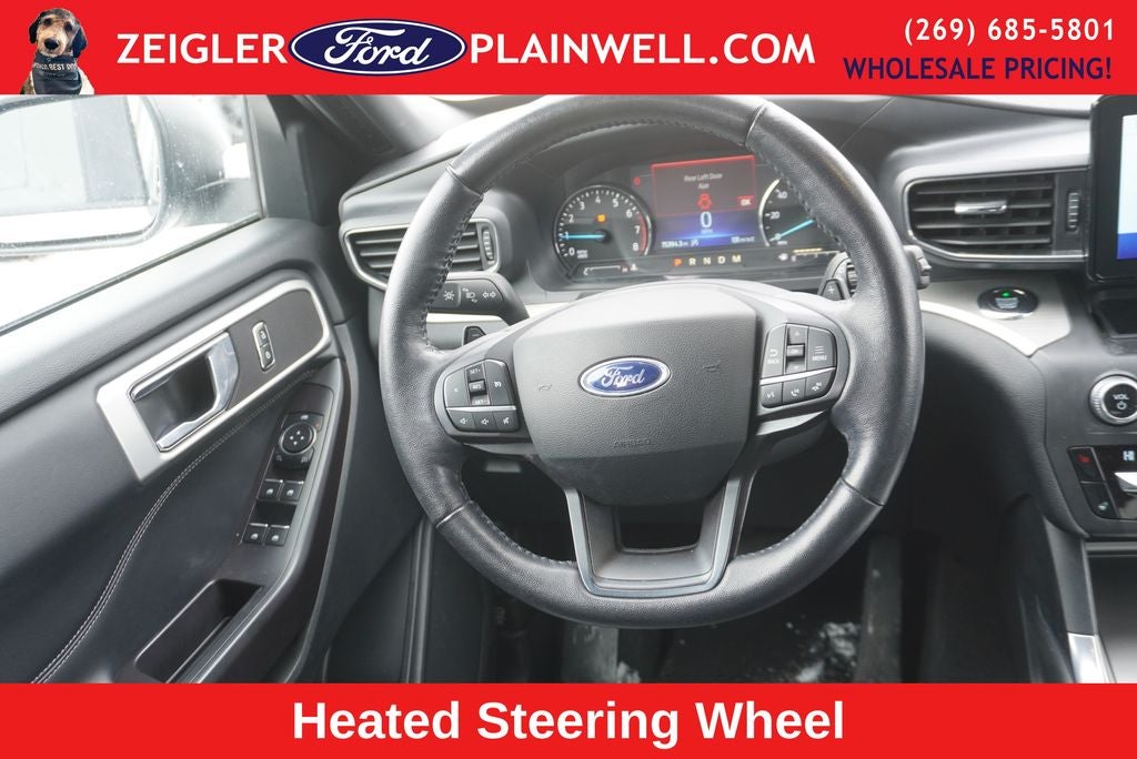 2020 Ford Explorer XLT 4X4 HEATED LEATHER SEATS & STEERING