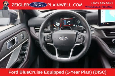 2025 Ford Explorer Platinum Lux Leather Pkg Panoramic Roof Co Pilot 360 21" Wh
