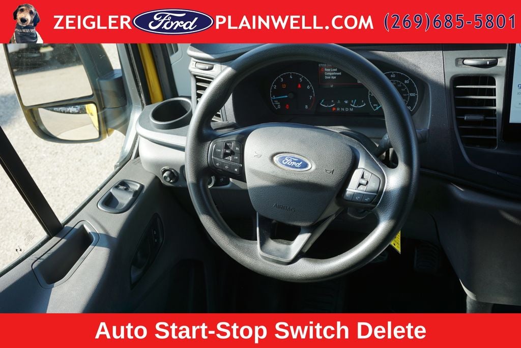2022 Ford Transit-250 Base High Roof Extended Yellow Cargo Van Navigation R C
