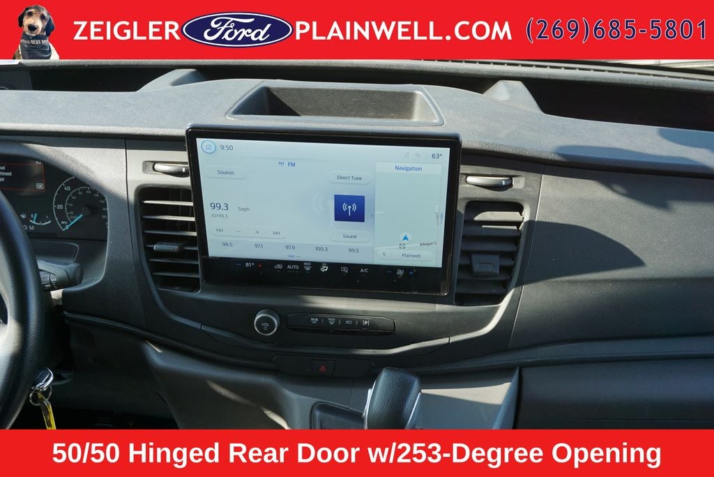 2022 Ford Transit-250 Base High Roof Extended Yellow Cargo Van Navigation R C