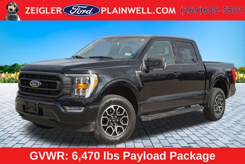 2023 Ford F-150 XLT 4x4 Black Sport Appearance Pkg Twin Panel Roof Tow